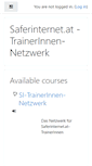 Mobile Screenshot of moodle.saferinternet.at
